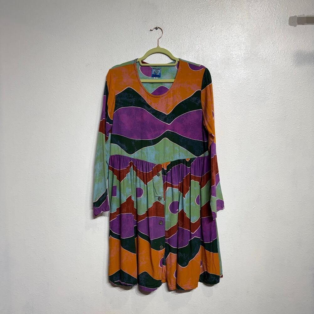 Endeavor Trading Vintage Mini Dress Sz S - Picture 2 of 13